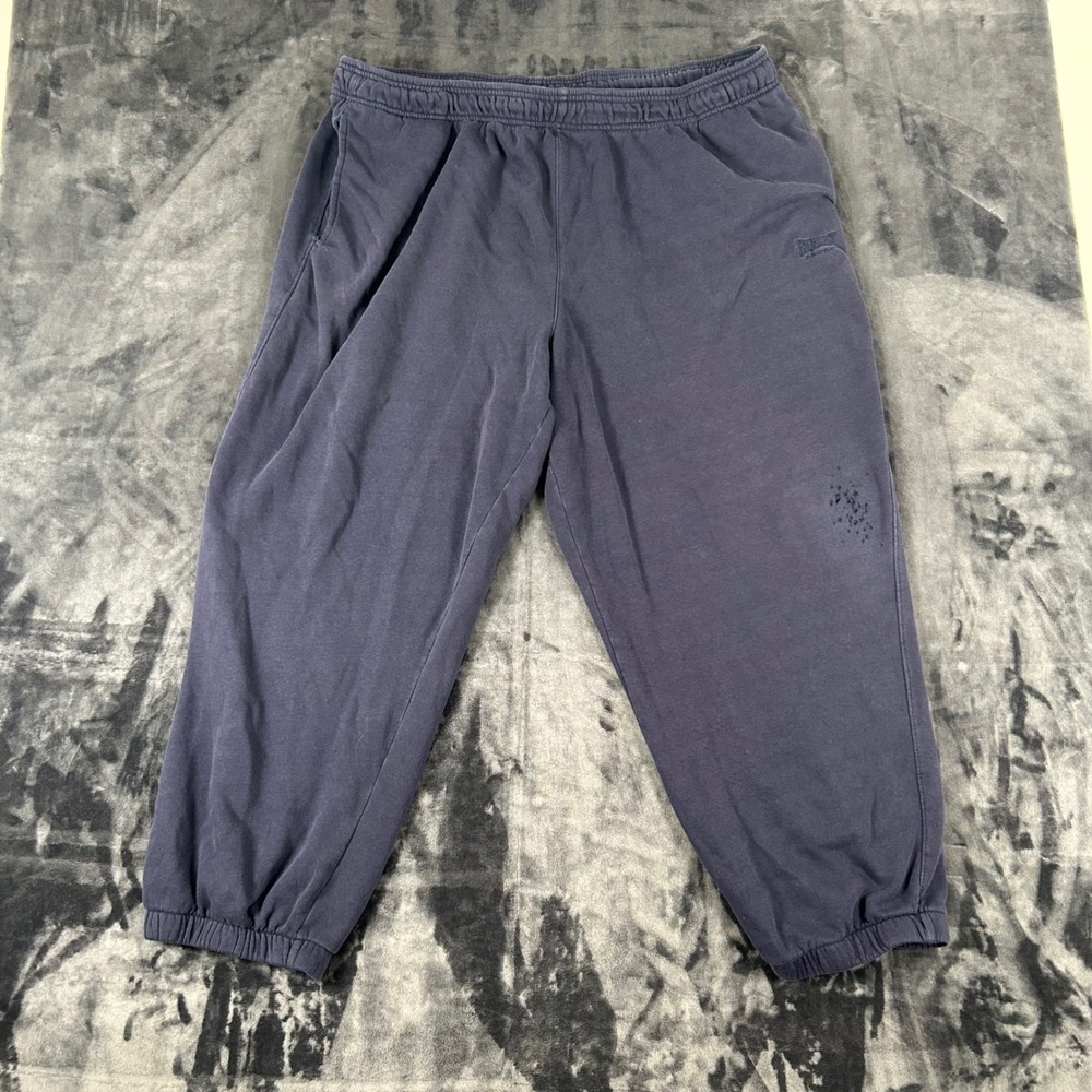Everlast Sport Sweatpants Mens XL Navy Blue Elastic Waist Joggers Athletic 2564